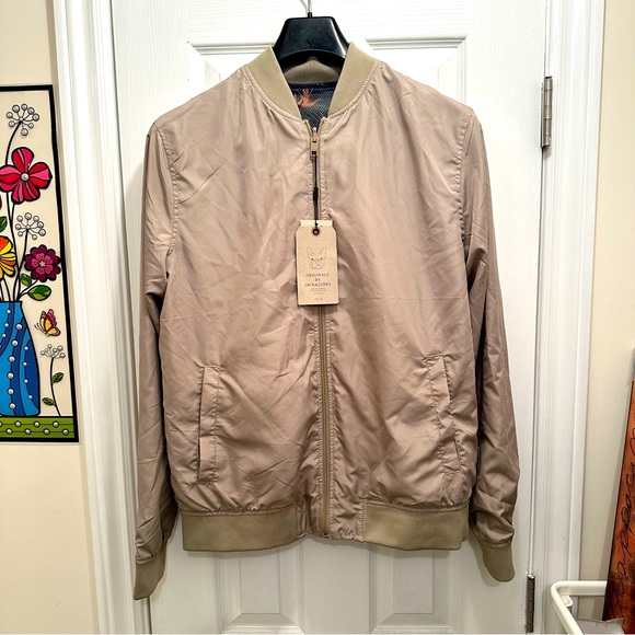 JACK & JONES JORSPRING REVERSIBLE BOMBER JACKET - Picture 2 of 7